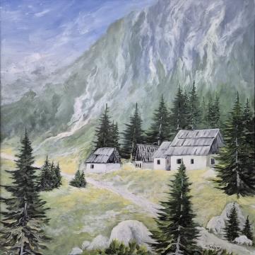 Trenta (Akril-platno - 60x60) Silvo Cerar